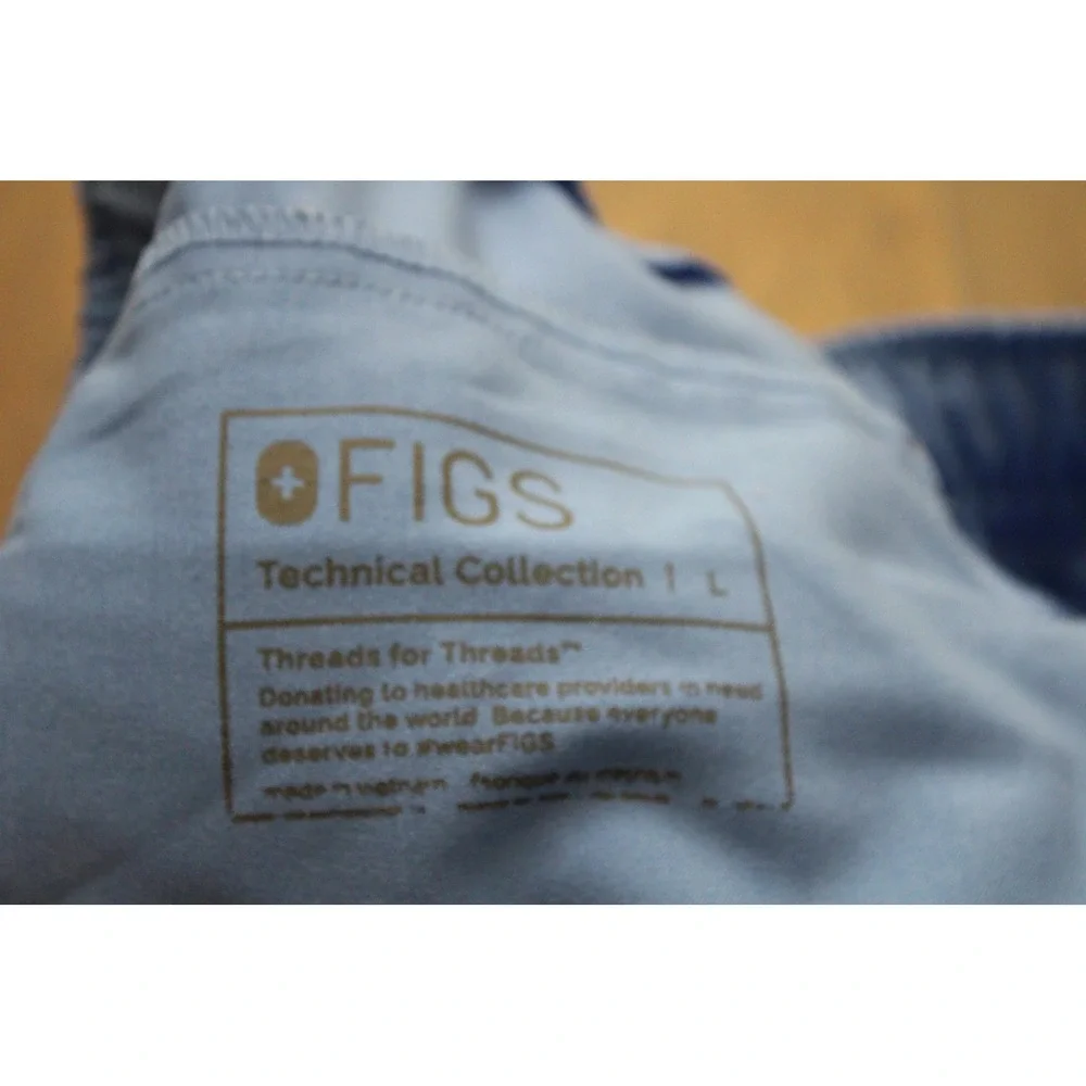FIGS Pants Mens Large‎ Blue Technical Collection Jogger Scrub Workwear Stretch
